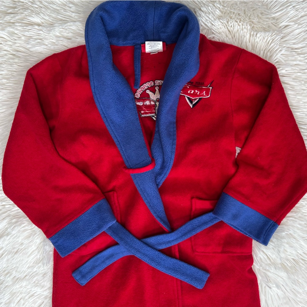 Disney Cars boy Kid Robe size 6/7 - Picture 6 of 7